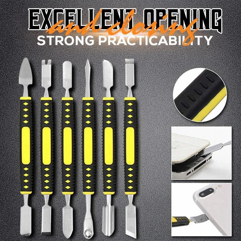 10Pcs Dismantling Pry Bar ESD Tweezer Tool Set Anti-static Precision Tweezer Tools