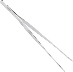12-Inch Tweezer Tongs in 18/10 Stainless Steel