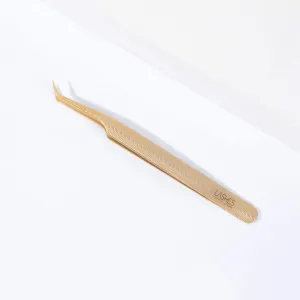 14K Gold Coated Eyelash Extension Tweezer