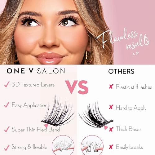 154 Pc DIY Luxe Eyelash Cluster Glam Volume,Fluffy 3D Individual Natural Lash Eyelash Clusters,10-18mm Soft Lashes