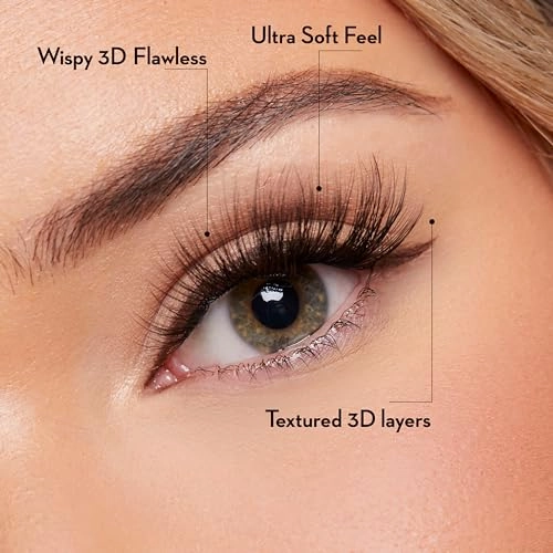 154 Pc DIY Luxe Eyelash Cluster Glam Volume,Fluffy 3D Individual Natural Lash Eyelash Clusters,10-18mm Soft Lashes