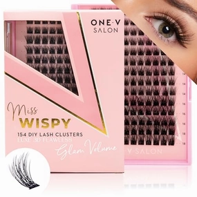 154 Pc DIY Luxe Eyelash Cluster Glam Volume,Fluffy 3D Individual Natural Lash Eyelash Clusters,10-18mm Soft Lashes