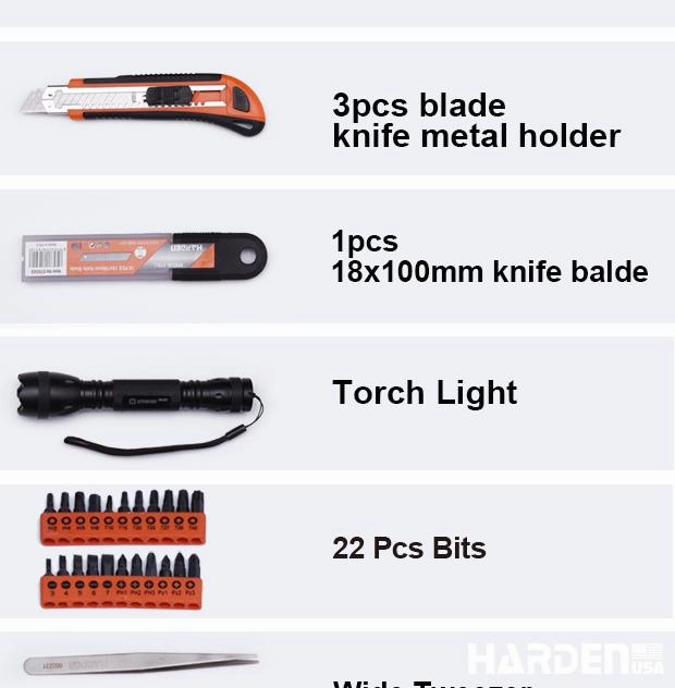 155Pcs Aluminium Toolkit set