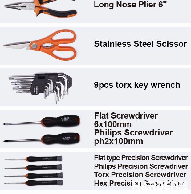155Pcs Aluminium Toolkit set