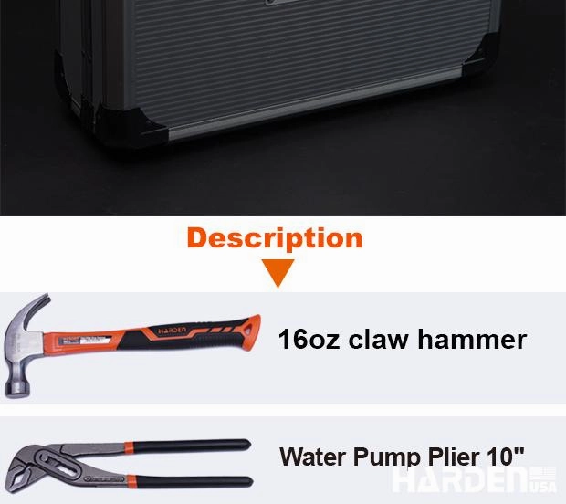 155Pcs Aluminium Toolkit set
