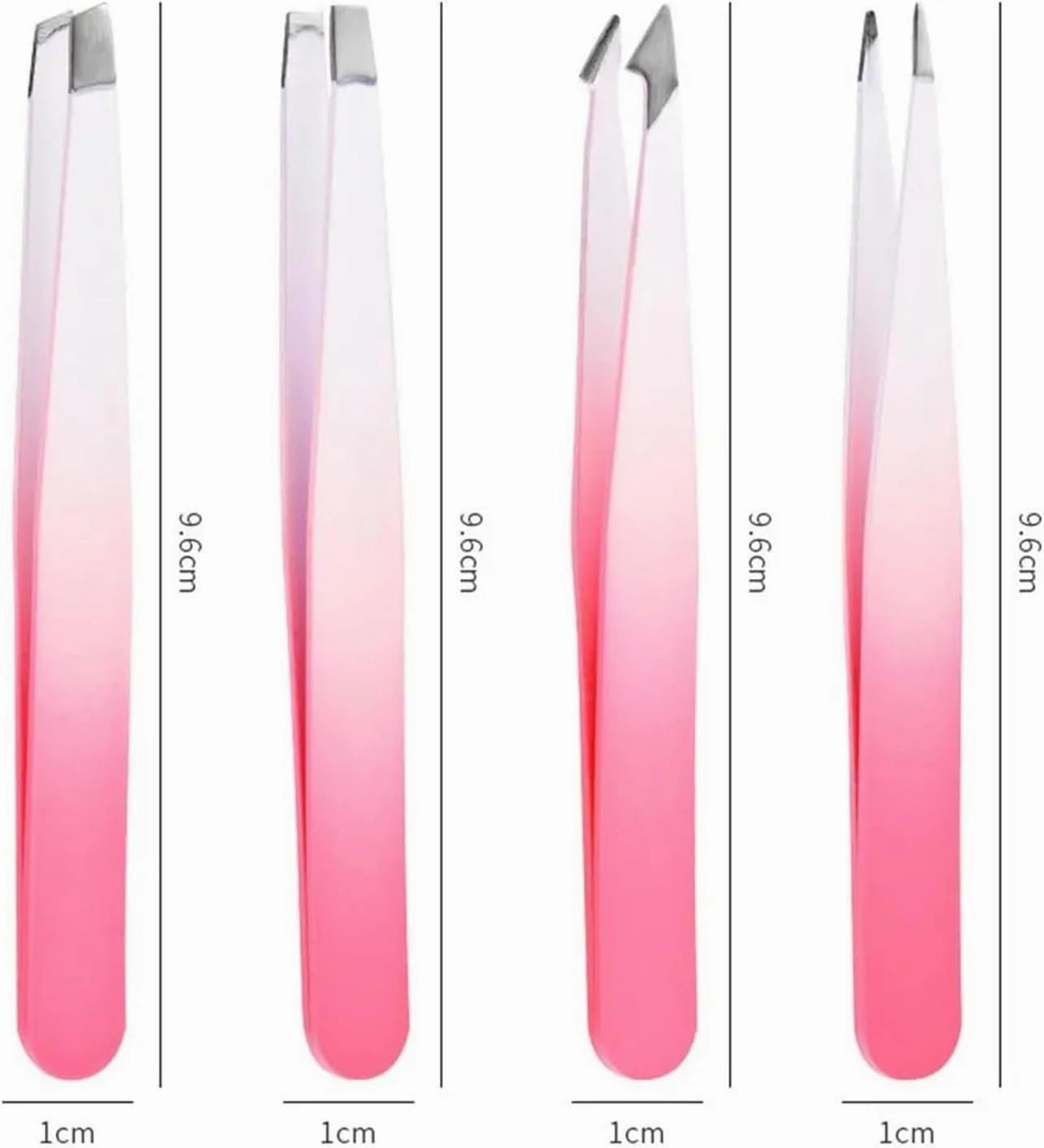 1PC Eyebrow Pliers Stainless Steel Eye Brow Tweezer Flat/Oblique Mouth Tip Slant Tip Point Women Makeup Tool(03)