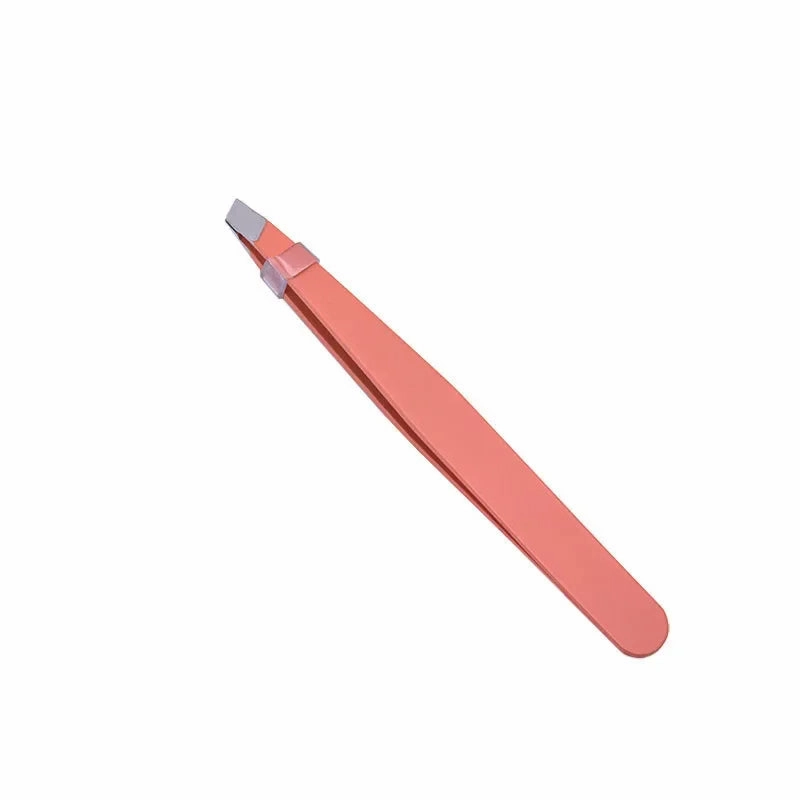 1pc Stainless Steel Eyebrow Tweezer Face Hair Removal Tweezers Colorful Makeup Eyelash Tweezer Eye Brow Clips Makeup Tools
