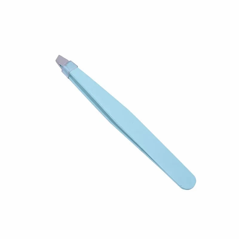 1pc Stainless Steel Eyebrow Tweezer Face Hair Removal Tweezers Colorful Makeup Eyelash Tweezer Eye Brow Clips Makeup Tools
