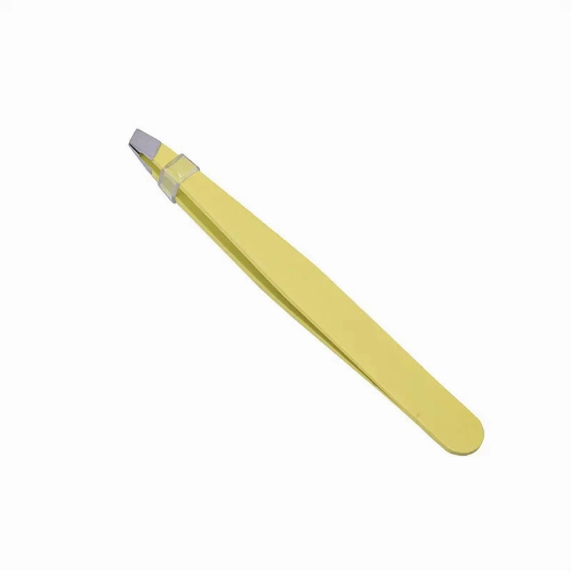 1pc Stainless Steel Eyebrow Tweezer Face Hair Removal Tweezers Colorful Makeup Eyelash Tweezer Eye Brow Clips Makeup Tools