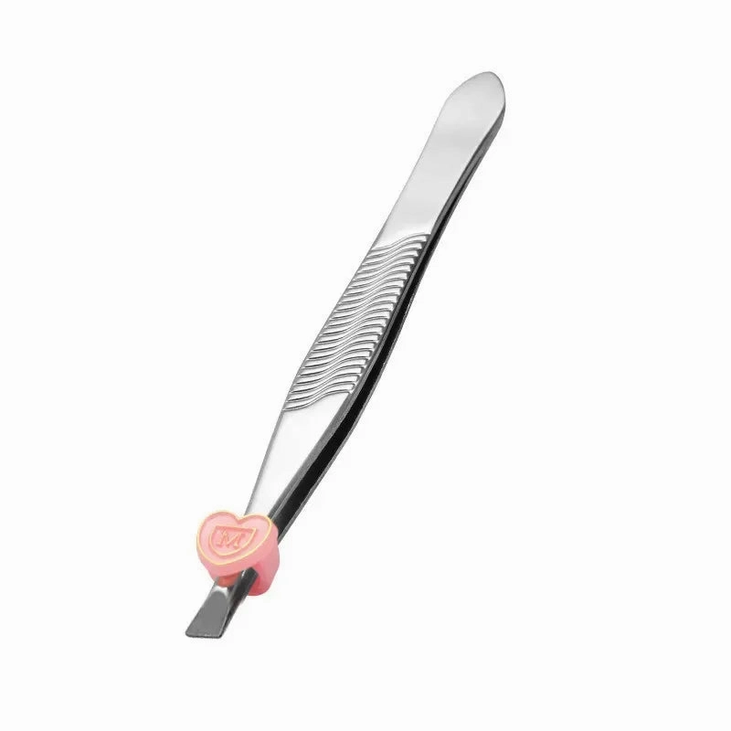 1pc Stainless Steel Eyebrow Tweezer Face Hair Removal Tweezers Colorful Makeup Eyelash Tweezer Eye Brow Clips Makeup Tools