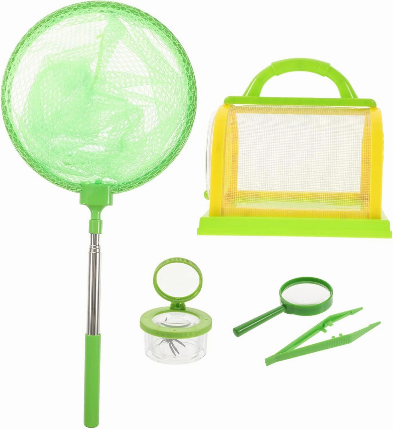 1Set Critter Cage with Magnifying Glass Outdoor Exploration Kit for Boys Safe and Easy to Use