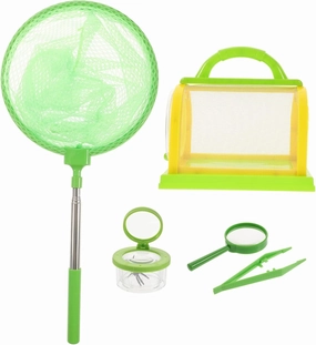 1Set Critter Cage with Magnifying Glass Outdoor Exploration Kit for Boys Safe and Easy to Use