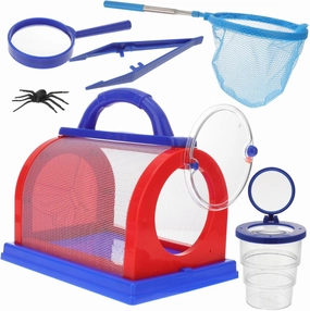 1Set Outdoor Exploration Kit for Insect Catching Net Observation Cage Tools for Educational Science Fun