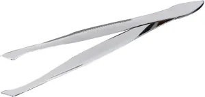 2PCS Eyebrow Hair Tweezers Professional Eyebrow Hair Removal Tweezer Slant Tip Tool Stainless Steel Convenient Small