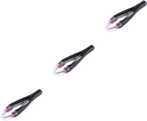 3pcs Automatic Retractable Eyebrow Tweezers Eyebrow Removal Set for Random Color