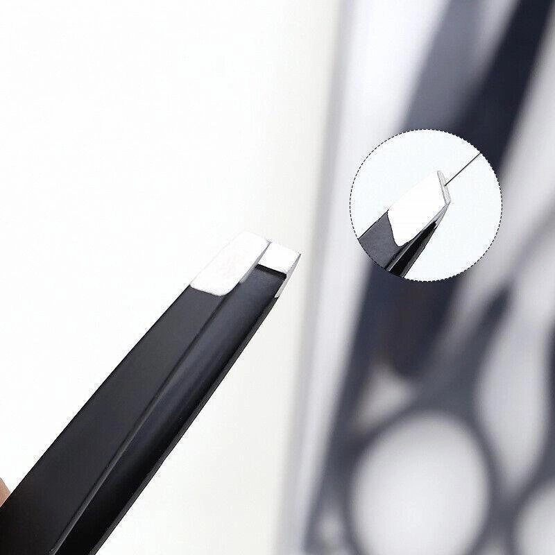 3PCS Eyebrow Razor Set Trimmer Shaver Scissors Spooley Dermaplaning Tweezers