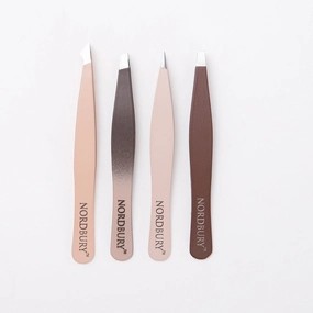 4 Piece Combination Tweezer Set