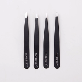 4 Piece Combination Tweezer Set