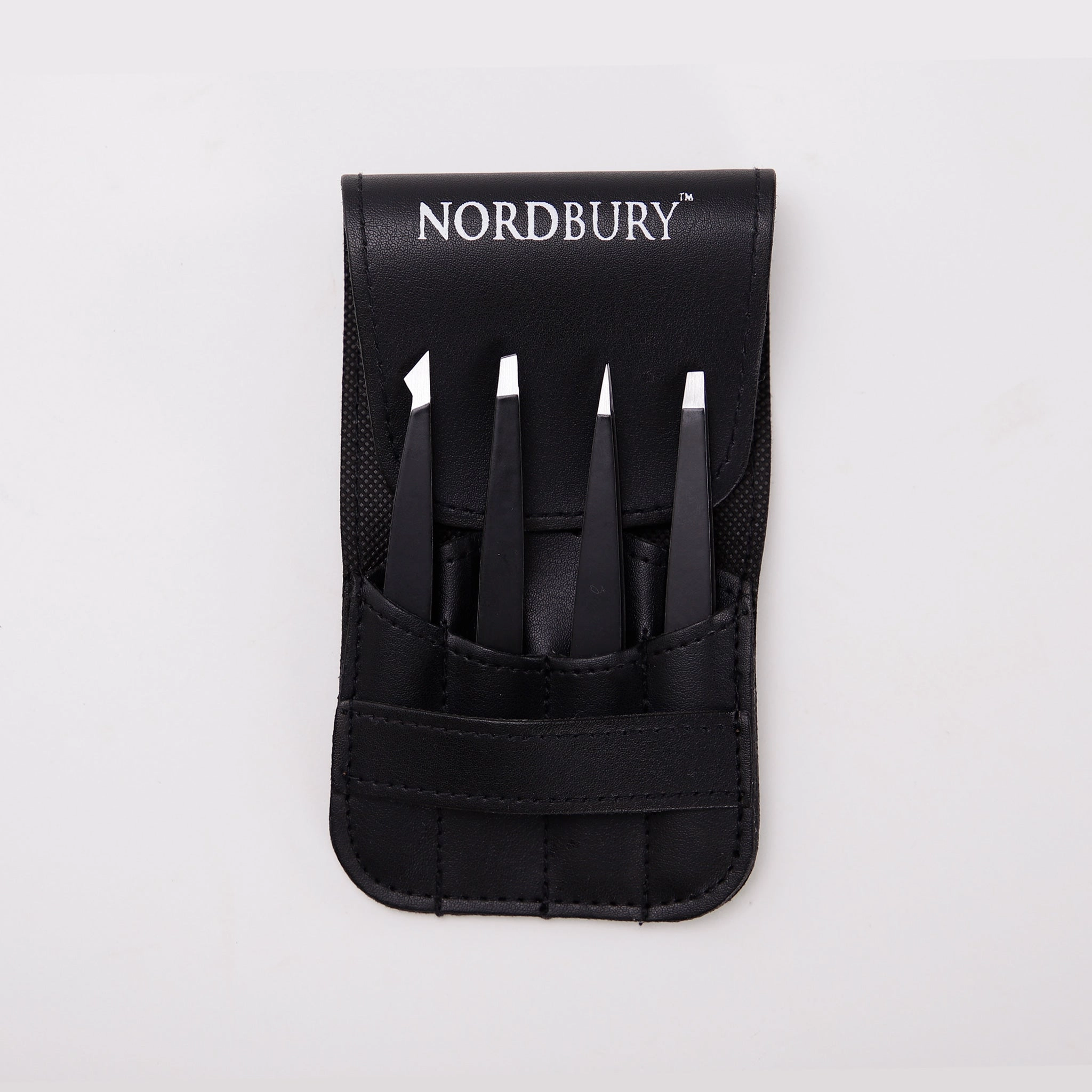 4 Piece Combination Tweezer Set