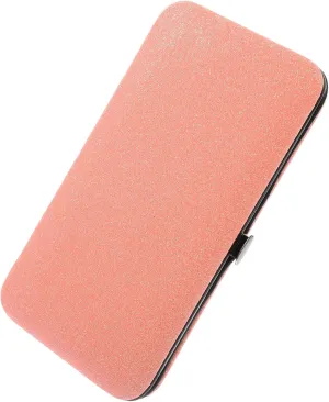 4pcs Box Eyelash Tweezers Holder Bag Eyelash Extension Storage Case Pink Tweezers Makeup Accessories