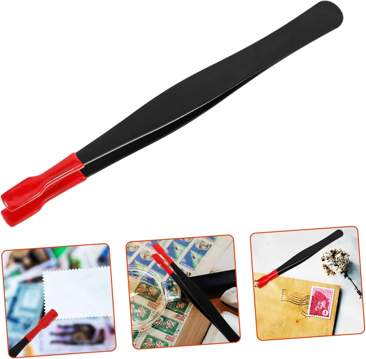 5pcs Multi-use Tweezers for Eyelash Sticker Jewelry and Stamp Durable and Ergonomic Metal Tweezers