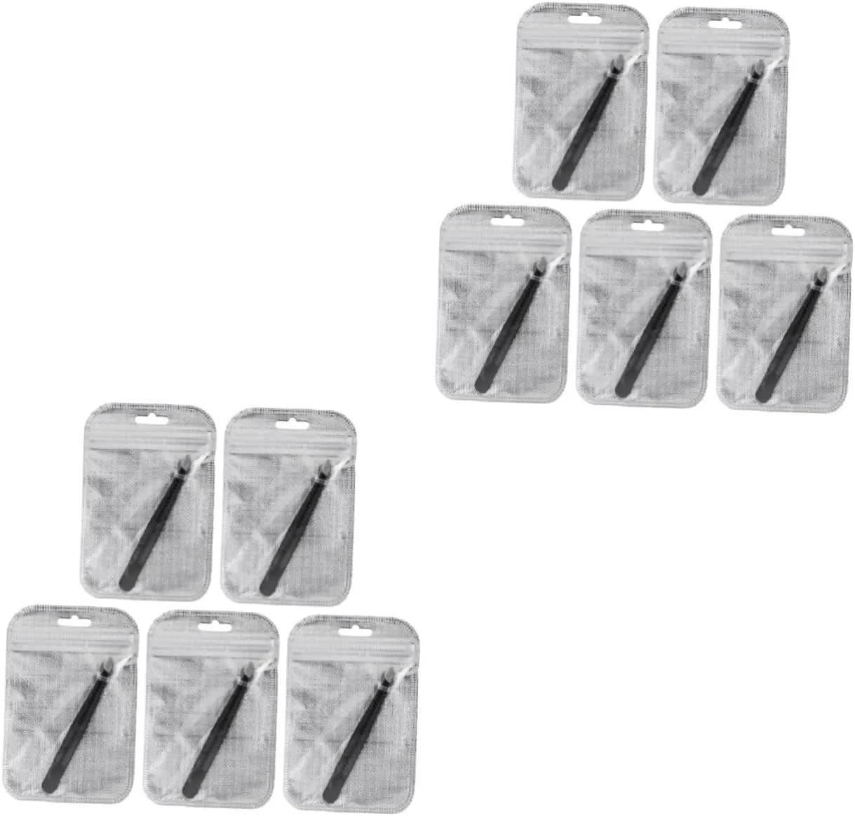 5pcs Set Stainless Steel Eyebrow Clip Set Ergonomic Eyebrow Tweezers for Precision Makeup for Women and Men for Home and Travel