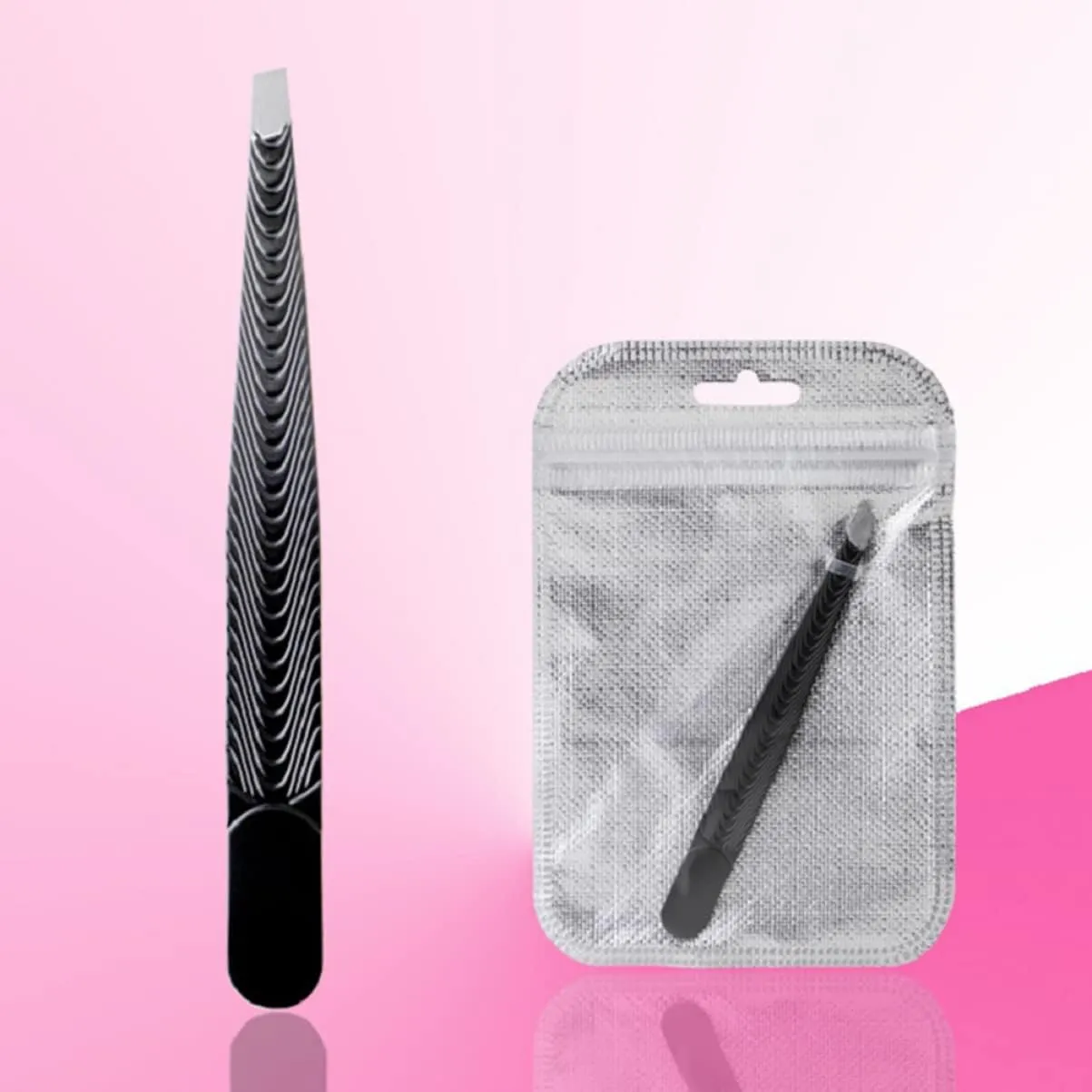 5pcs Set Stainless Steel Eyebrow Clip Tweezers Set Ergonomic Makeup Tool for Precision Eyebrow Grooming Durable and Portable for Men and Women for Home and Travel Use