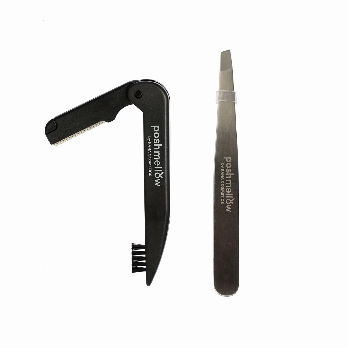 64011 Polished Reserve: Slanted Tweezer & Razor Set