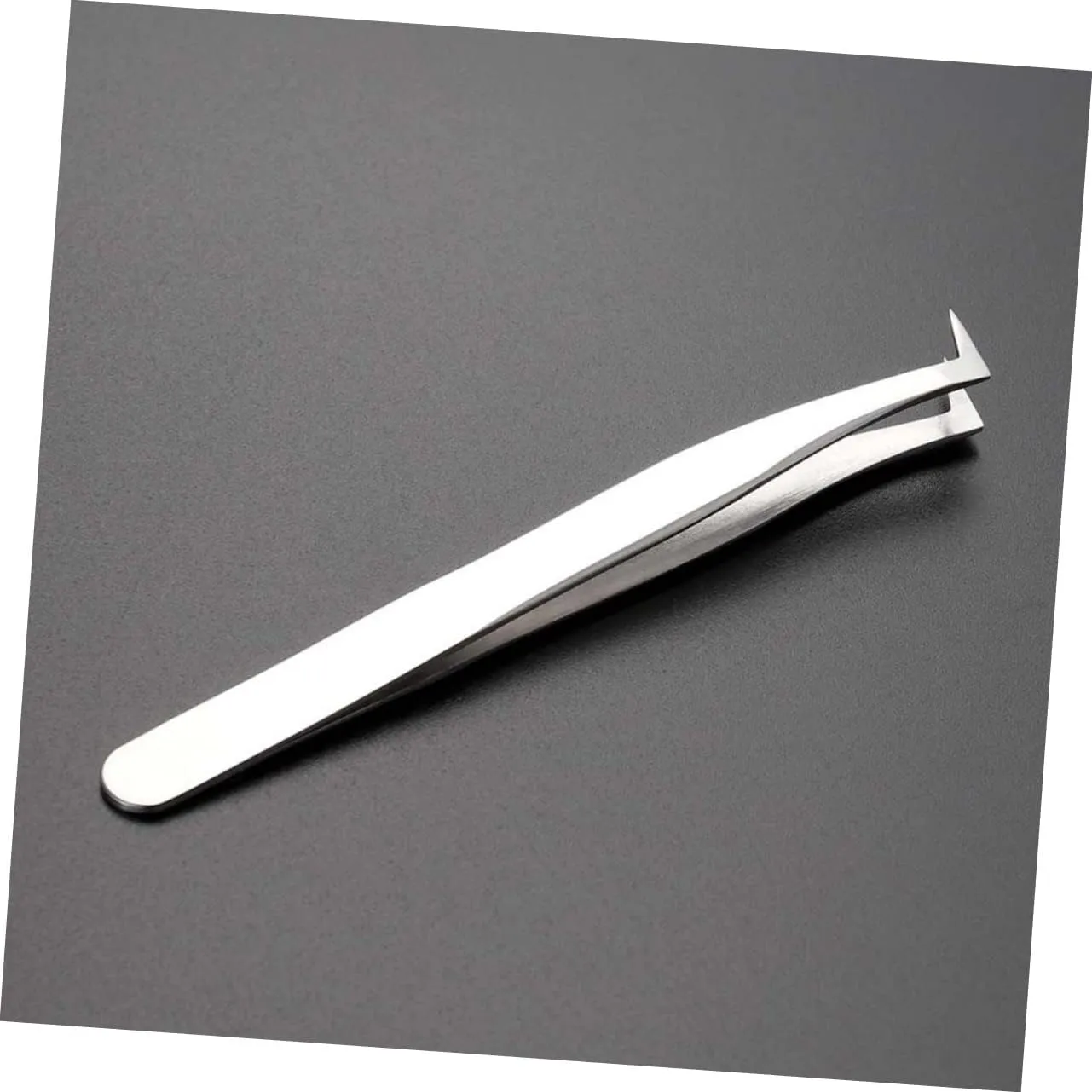 6pcs Grafting Eyelashes Tweezers Silver Eyelash Extension Tools for Precision Application Lightweight and Design for Makeup Weddings Photoshoots Daily Wear