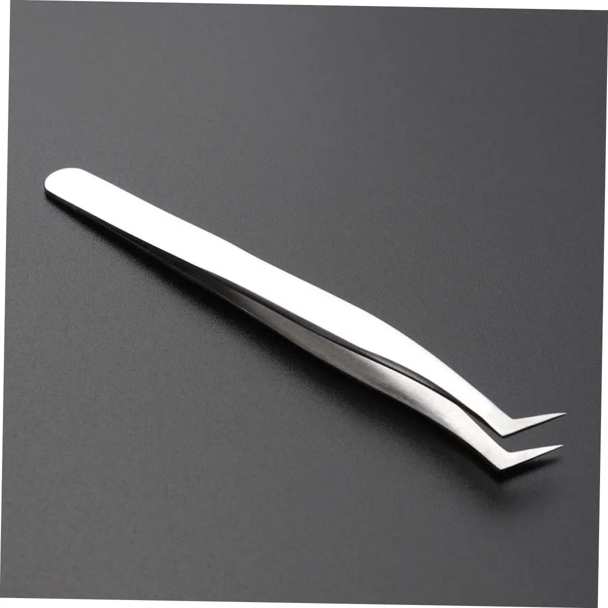 6pcs Grafting Eyelashes Tweezers Silver Eyelash Extension Tools for Precision Application Lightweight and Design for Makeup Weddings Photoshoots Daily Wear