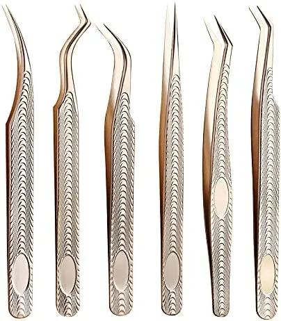 8 Kinds Eyelash Extension Tweezers For Classic Lashes Easy Fan Lash Russian Volume Eyelashes Accept Make Own Logo NO11