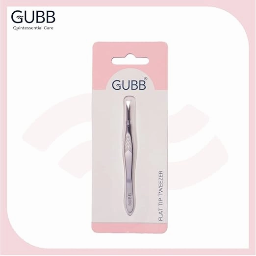 AM2057 Gubb Flat Tip Tweezer For Precise Usage Stainless Steel