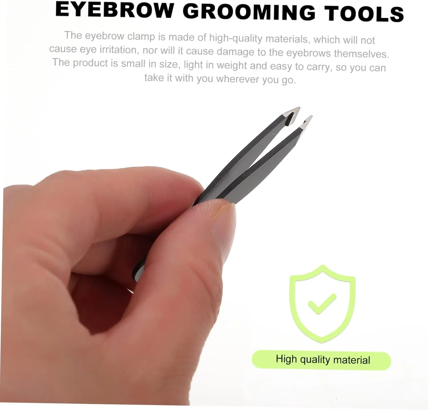 Angoily 16pcs Stainless Steel Eyebrow Grooming Tools Precision Tweezers and Clips for Eyebrow Makeup for Perfecting Your Brow Shape and Hair Removal