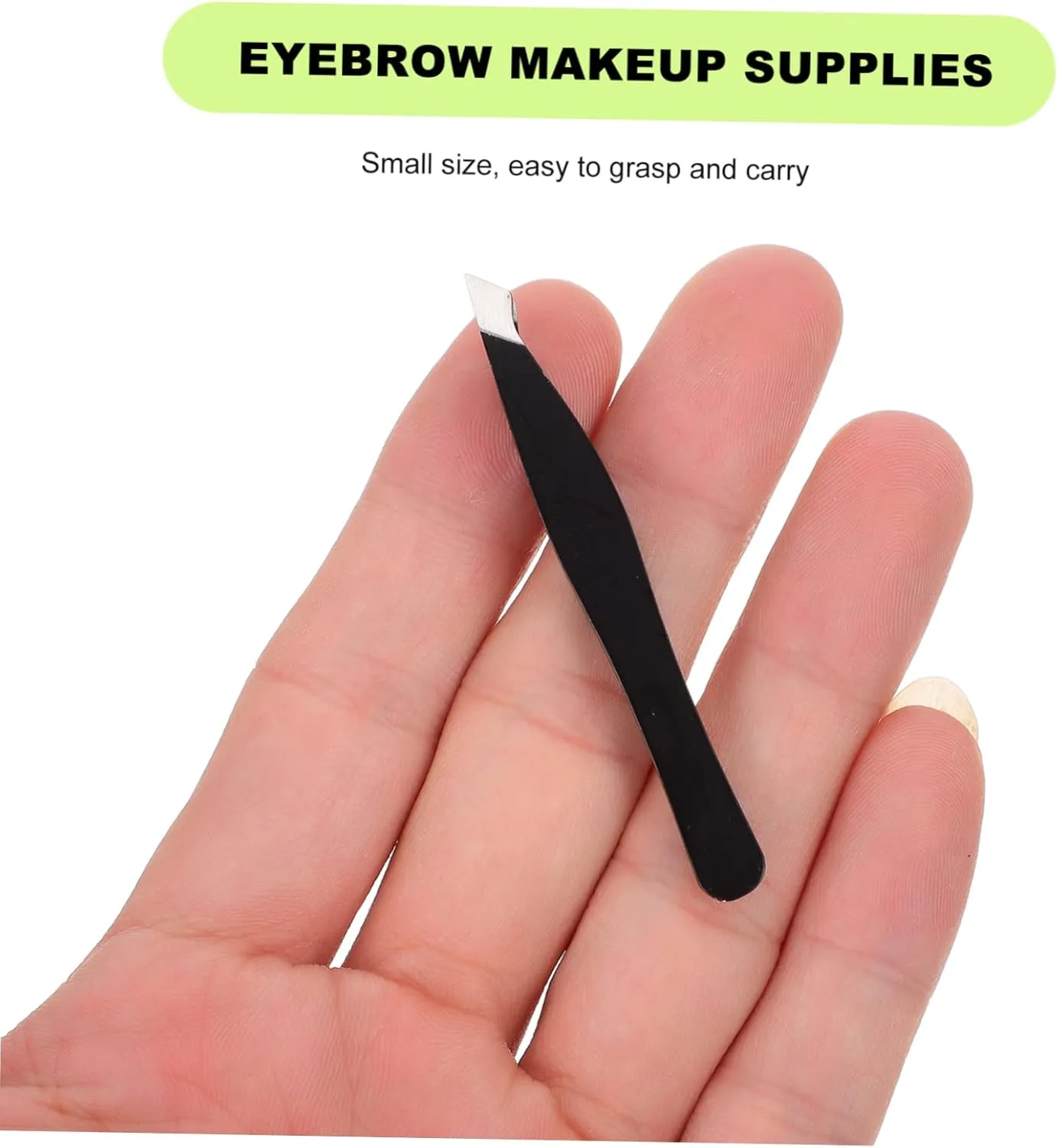 Angoily 16pcs Stainless Steel Eyebrow Grooming Tools Precision Tweezers and Clips for Eyebrow Makeup for Perfecting Your Brow Shape and Hair Removal