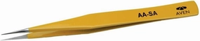 Aven 18013EZ E-Z Pik Precision Style AA Tweezer, Stainless Steel, 5" Length (2 Pack)