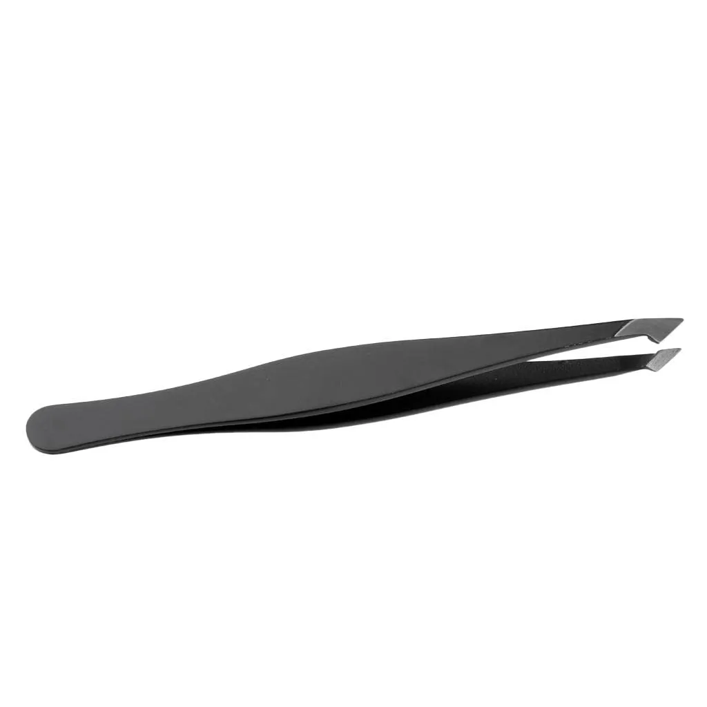 barenx Eyelash Tweezers Eyebrow Shaping Tweezers Sharp Head - Curved Head