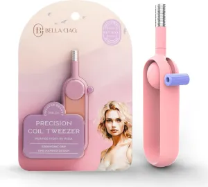 Bella Ciao Precision Coil Tweezer, Facial Hair Remover for Women & Men, Precision Hair Removal Tool for Chin, Face, Upper Lip, Body