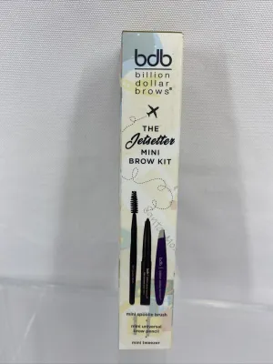Billion Dollar Brows Jet Setter Kit Mini Universal Brow Pencil Tweezer  3pcs