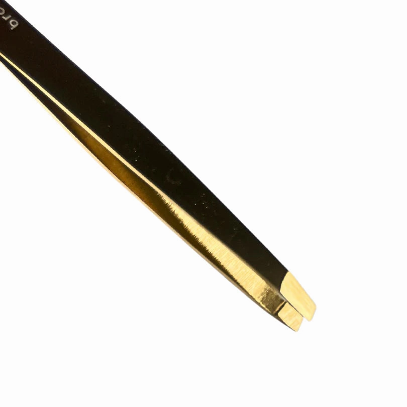 Browshop Professional Tweezer & Scissor Set - Gold