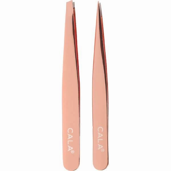 CALA Rose Gold Tweezer Duo (Pointed/Slanted)
