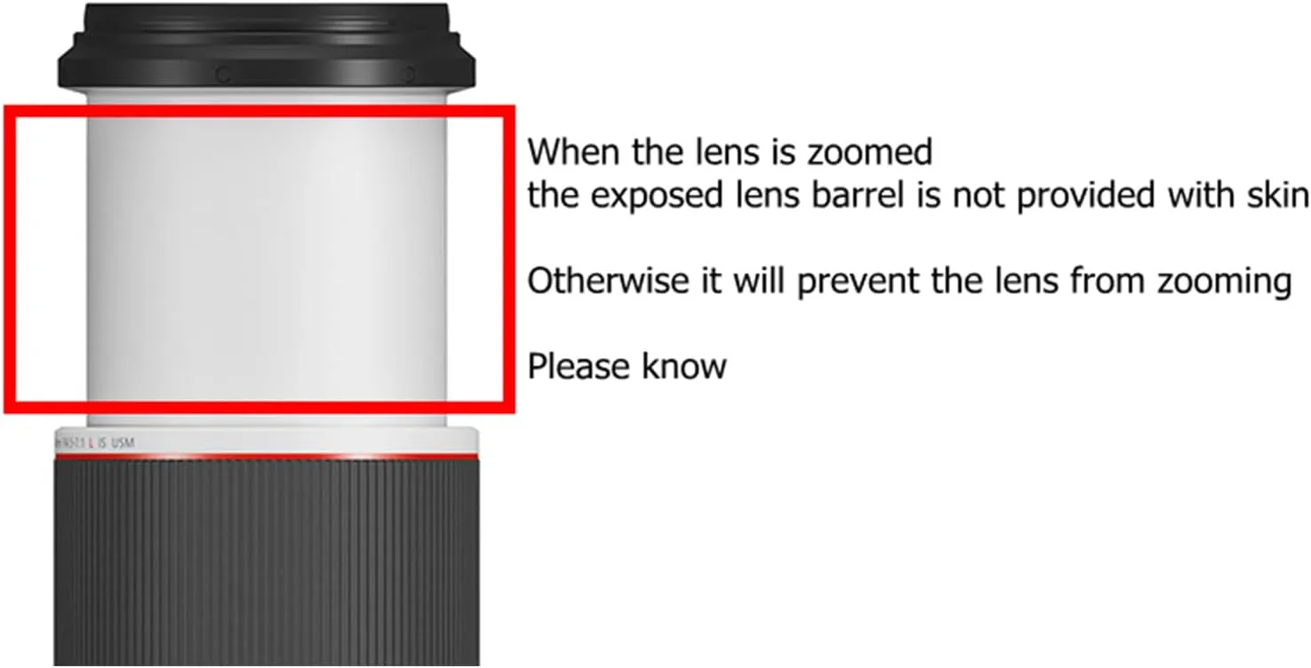 Camera Lens Premium Protector Film Sticker for Sony FE 200-600mm F5.6-6.3 G OSS Skin Vinyl Wrap Film Body Protective Decal Protector Coat 200-600 5.6-6.3(Field Camouflage)