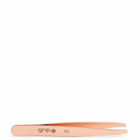 Caronlab Claw Slanted Tip Tweezer - Rose Gold