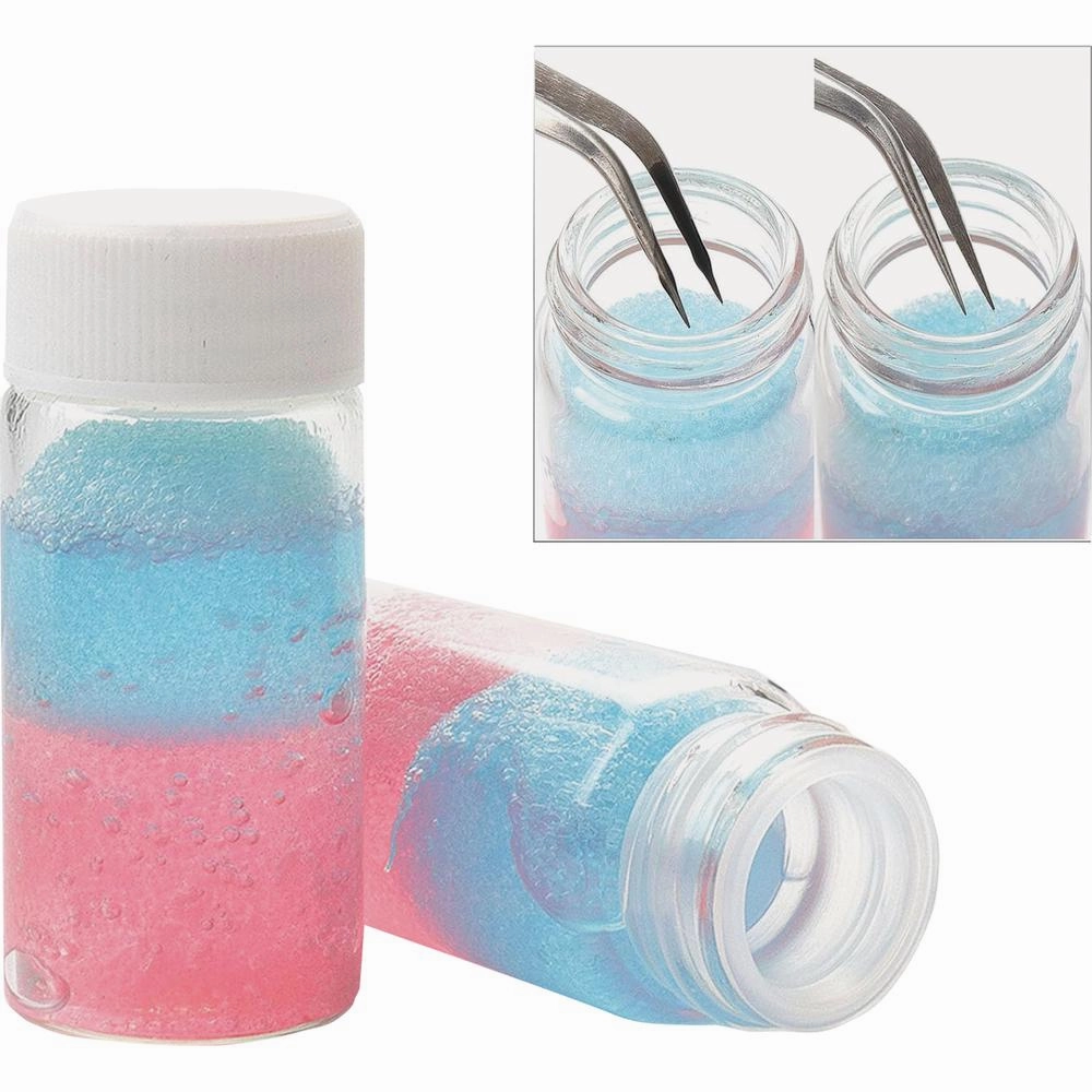 Clean It Tweezer Cleaner by 3D Beauty - Quickly and Easily Removes Glue and Buildup From Eyelash Tweezers