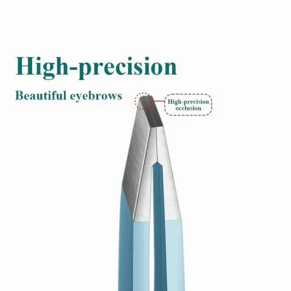 Colorful Eyebrow Tweezer - Stainless Steel Slanted Hair Puller