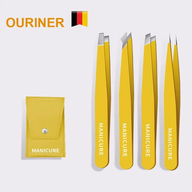 Colorful Stainless Steel Eyebrow Tweezers