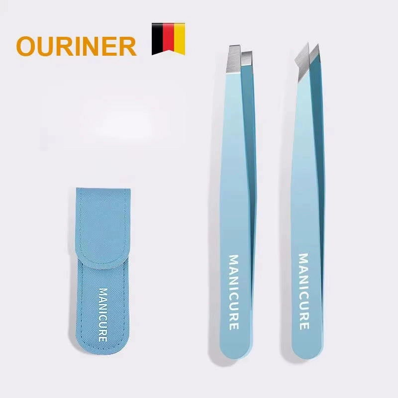 Colorful Stainless Steel Eyebrow Tweezers