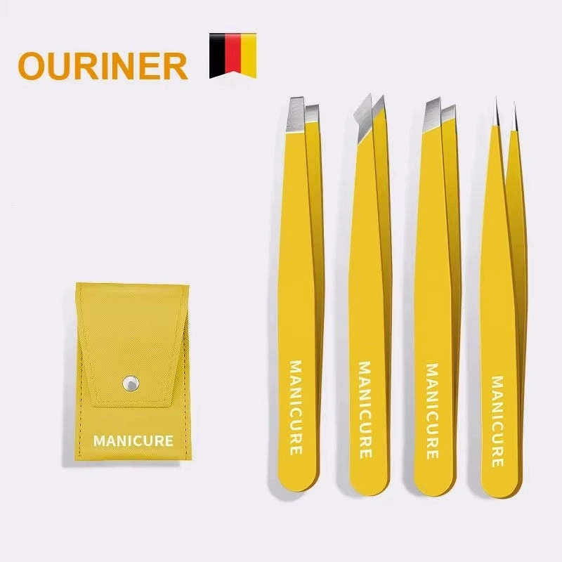 Colorful Stainless Steel Eyebrow Tweezers