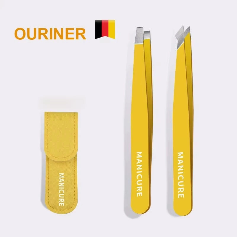 Colorful Stainless Steel Eyebrow Tweezers