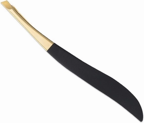 Craft Tweezers Precision Excellent Quality Eyebrow Tweezer Golden Head Slanted Stainless Steel Tweezer Trimmer Eyelash Clip Hair Removal Makeup Tool Tweezers for Crafting