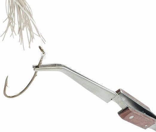 Cross Lock Soldering Tweezers with Fiber Grip